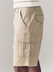 Black/Brown Stretch Cargo Shorts - Image 6 of 13