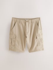 Black/Brown Stretch Cargo Shorts - Image 8 of 13