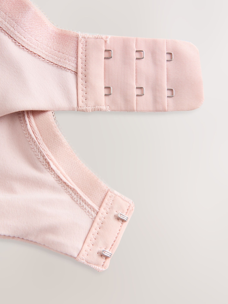 Pink DD+ Non Pad Full Cup F-K Non Pad Full Cup Ultimate Support Comfort Lace Bra - Image 10 of 10
