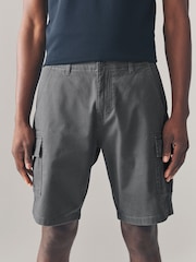 Navy/Charcoal Stretch Cargo Shorts - Image 1 of 13