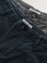 Navy/Charcoal Stretch Cargo Shorts - Image 12 of 13