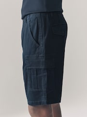Navy/Charcoal Stretch Cargo Shorts - Image 5 of 13
