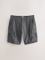 Navy/Charcoal Stretch Cargo Shorts - Image 9 of 13