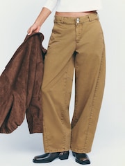 Gul - Anthropologie Pilcro Aero Wide-Leg Chino Trousers - Bilde 1 av 5