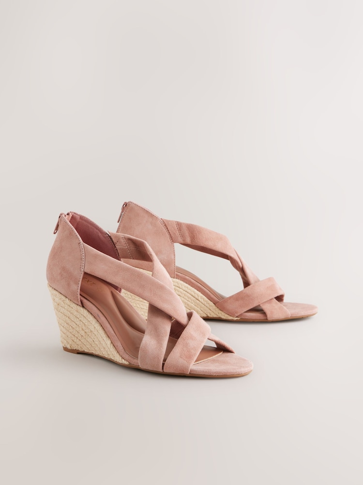Rose - Chaussures compensées Forever Comfort® en cuir de qualité supérieure avec semelles compensées Motionflex à torsade douce - Image 5 of 9