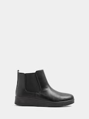 Yours Curve Black Extra Wide Fit Wedge Chelsea Boots - Image 3 of 5