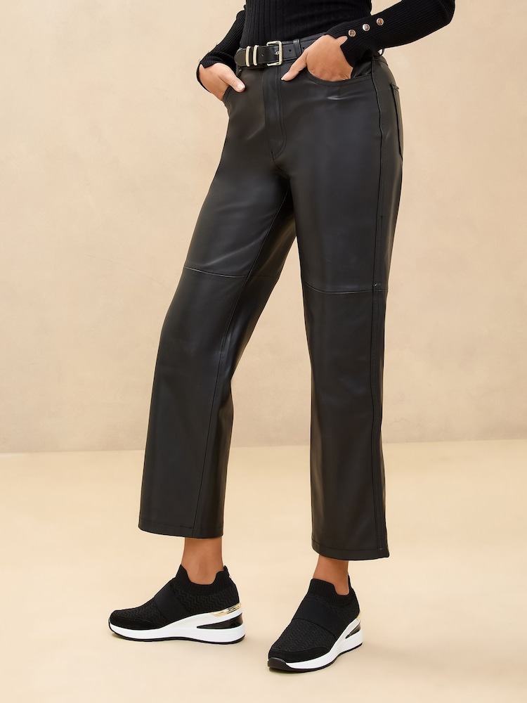 Lipsy Black Chunky Wedge Pull On Runner Trainers - Image 3 of 5