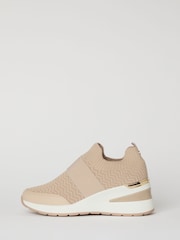 Lipsy Neutral Chunky Wedge Pull On Runner Trainers - Image 5 of 5