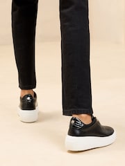 Lipsy Black Chunky Pull On Flatform Trainers - Image 4 of 5