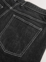 Black Edit Jort Denim Shorts - Image 10 of 11