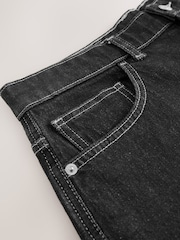 Black Edit Jort Denim Shorts - Image 11 of 11