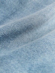 Mid Blue Comfort Stretch Denim Shorts - Image 6 of 9