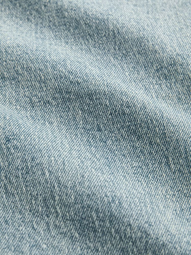 Light Blue Tint Slim Fit Stretch Denim Shorts - Image 9 of 9 Light Blue Tint Slim Fit Stretch Denim Shorts - Image 9 of 9