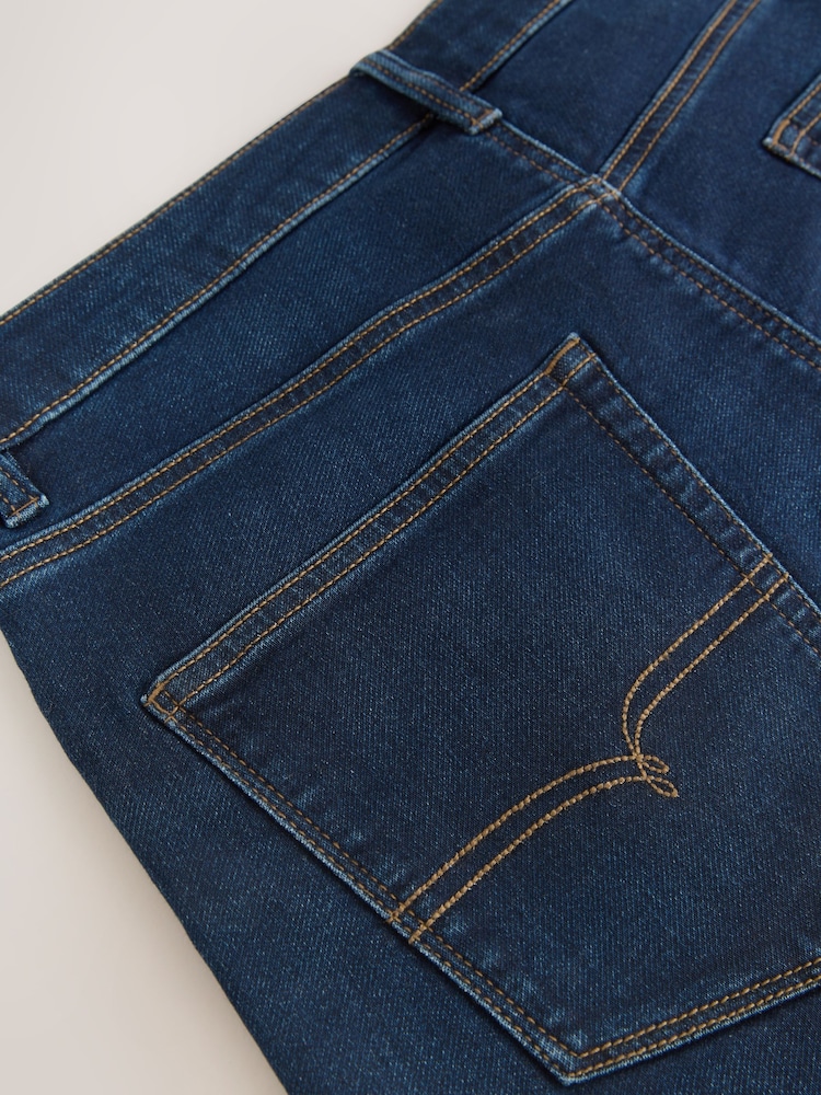 Dark Blue Comfort Stretch Denim Shorts - Image 2 of 10