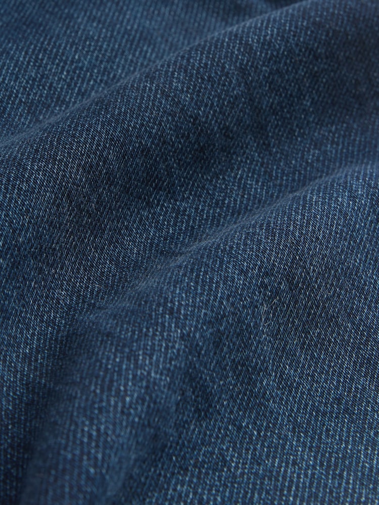 Dark Blue Comfort Stretch Denim Shorts - Image 2 of 10 Dark Blue Comfort Stretch Denim Shorts - Image 2 of 10