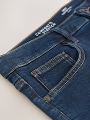 Dark Blue Comfort Stretch Denim Shorts - Image 4 of 10