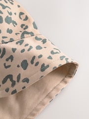 Neutral Leopard Print 100% Cotton Baby Bucket Hat (0mths-2yrs) - Image 7 of 8