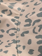 Neutral Leopard Print 100% Cotton Baby Bucket Hat (0mths-2yrs) - Image 8 of 8