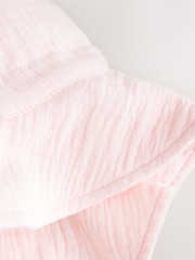 Light Pink 100% Cotton Baby Summer Hat (0mths-2yrs) - Image 3 of 3