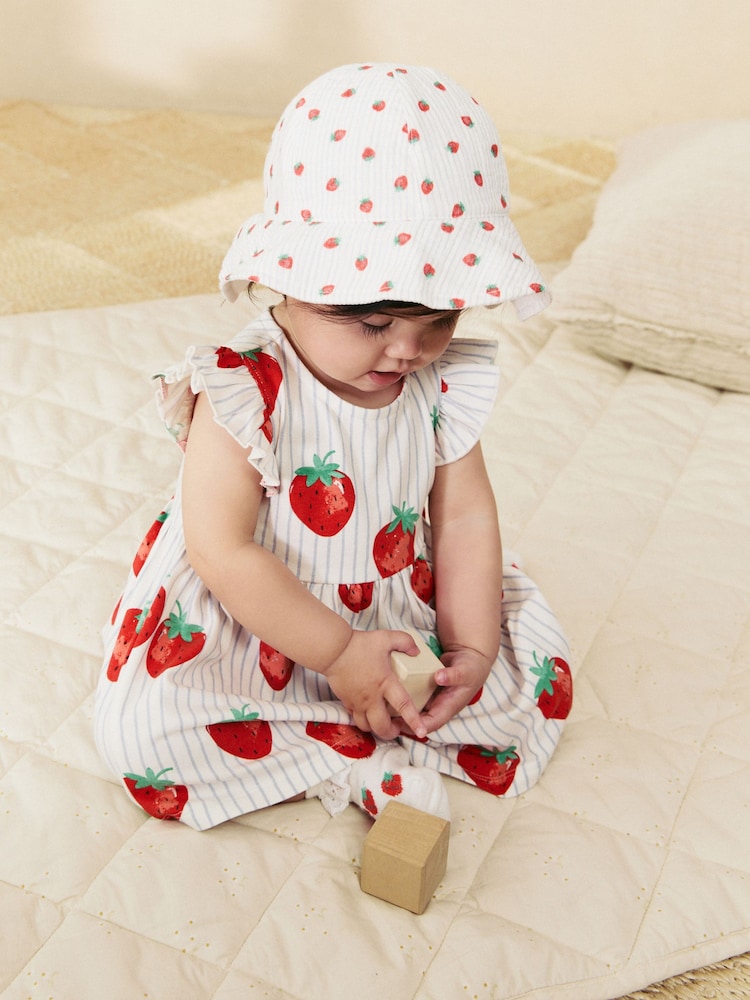 Bleu Fraise & Vichy - Lot 100% coton Summerx 2 20 ) - Image 5 of 6