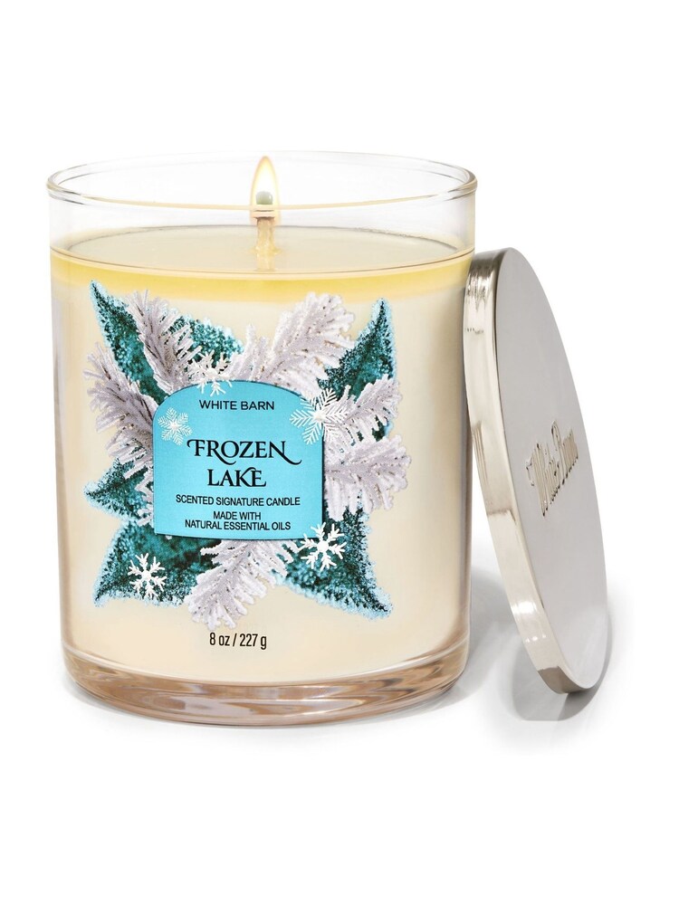 Bath & Body Works Frozen Lake Single Wick Candle 8 oz / 227 g - Image 1 of 1