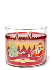 Bath & Body Works Bright Christmas Morning Christmas Novelty 3-Wick Candle 14.5 oz / 411 g - Image 1 of 1