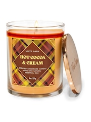 Bath & Body Works Hot Cocoa and Cream Single Wick Candle 8 oz / 227 g - Image 1 of 1