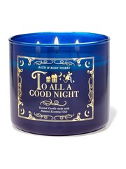 Bath & Body Works To All AGoodNight Colored Glass Christmas 3-Wick Candle 14.5 oz / 411 g - Image 1 of 2