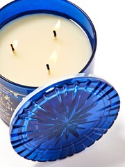 Bath & Body Works To All AGoodNight Colored Glass Christmas 3-Wick Candle 14.5 oz / 411 g - Image 2 of 2
