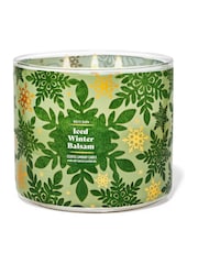 Bath & Body Works Iced Winter Balsam Christmas Decor 3-Wick Candle 14.5 oz / 411 g - Image 2 of 2