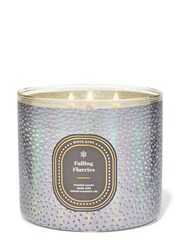 Bath & Body Works Falling Flurries Christmas Luxe 3-Wick Candle 14.5 oz / 411 g - Image 1 of 1
