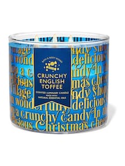 Bath & Body Works Crunchy English Toffee Christmas Novelty 3-Wick Candle 14.5 oz / 411 g - Image 2 of 2