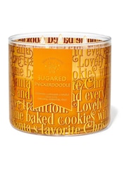 Bath & Body Works Sugared Snickerdoodle Christmas Novelty 3-Wick Candle 14.5 oz / 411 g - Image 1 of 2