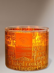 Bath & Body Works Sugared Snickerdoodle Christmas Novelty 3-Wick Candle 14.5 oz / 411 g - Image 2 of 2