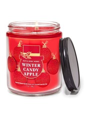 Bath & Body Works Winter Candy Apple Single Wick Candle 8 oz / 227 g - Image 1 of 1