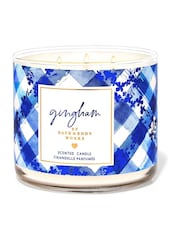 Bath & Body Works Gingham 3 Wick Candle - Image 1 of 1