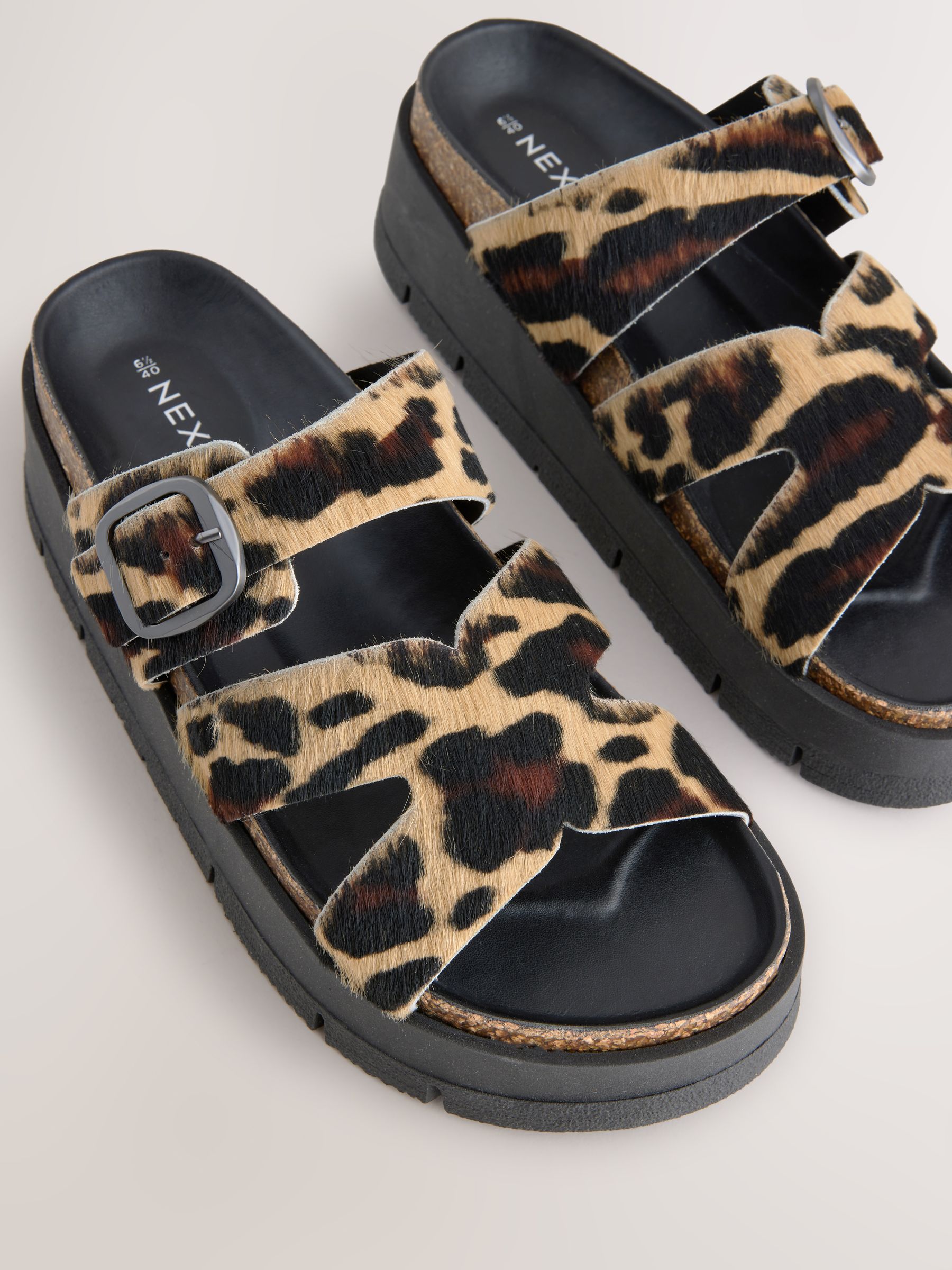 Buy Leopard Print Forever Comfort® Leather Strap Buckle