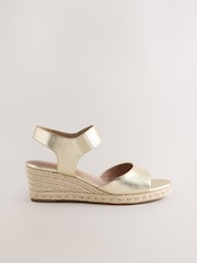 Gold Standard Fit Forever Comfort® Round Toe Elastic Strap Detail Wedges - Image 5 of 8