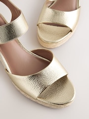 Gold Standard Fit Forever Comfort® Round Toe Elastic Strap Detail Wedges - Image 7 of 8