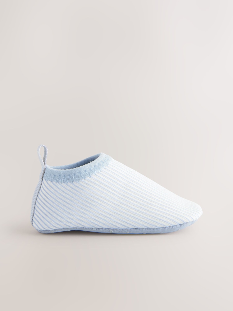 Gestreift, Blau - Baby-Schwimmsocken (0–24Monate) - Bild 2 von 4 Gestreift, Blau - Baby-Schwimmsocken (0–24Monate) - Bild 2 von 4