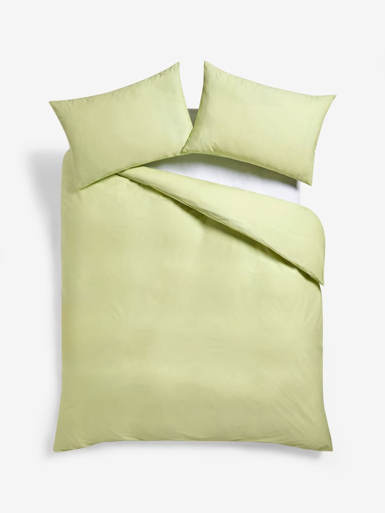 Conjunto de funda de edredón y funda de almohada de tejido con alto contenido en algodón - Imagen 4 de 4 Conjunto de funda de edredón y funda de almohada de tejido con alto contenido en algodón - Imagen 4 de 4