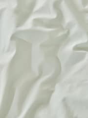 Sage Green Cool Touch 200 Thread Count Duvet Cover and Pillowcase Set - Image 3 of 4