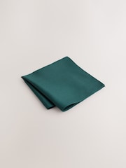 Green Textured Tie And Pocket Square Set - Image 4 of 4