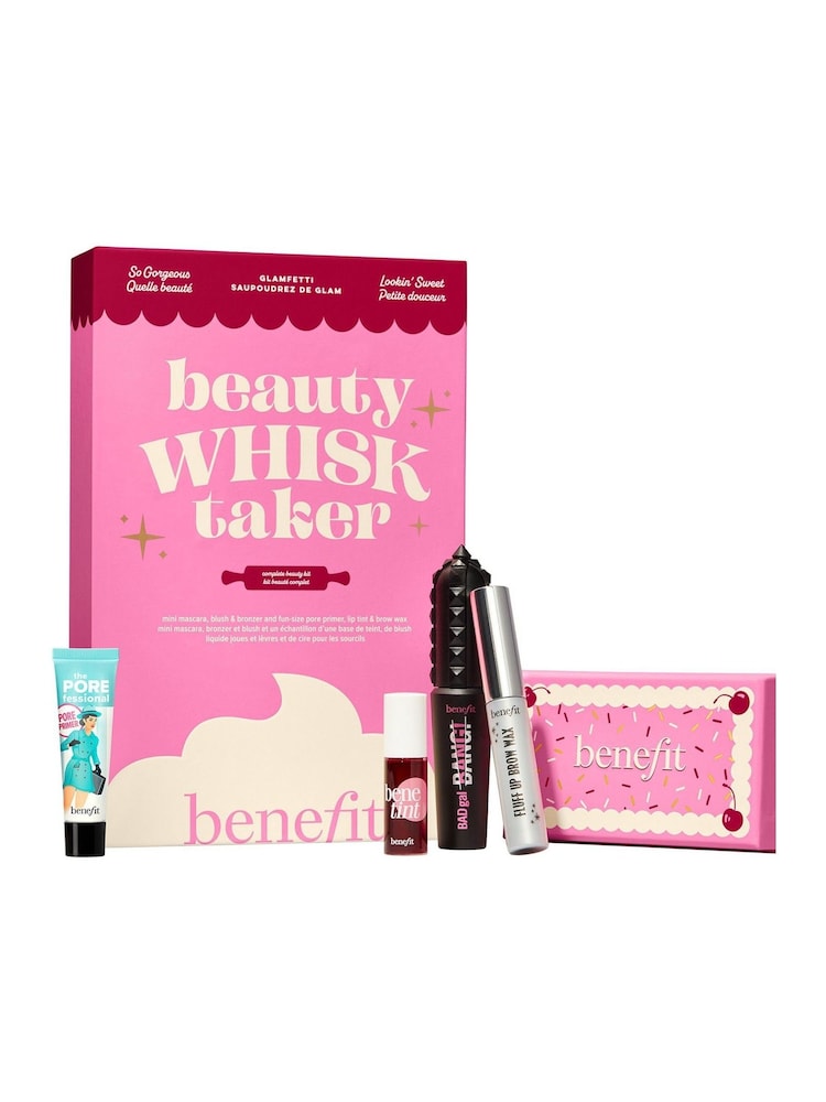 Benefit Beauty Whisk Taker for Brows, Complexion, Eyes & Lips Full Face Gift Set (Worth Over £66) - Image 1 of 5