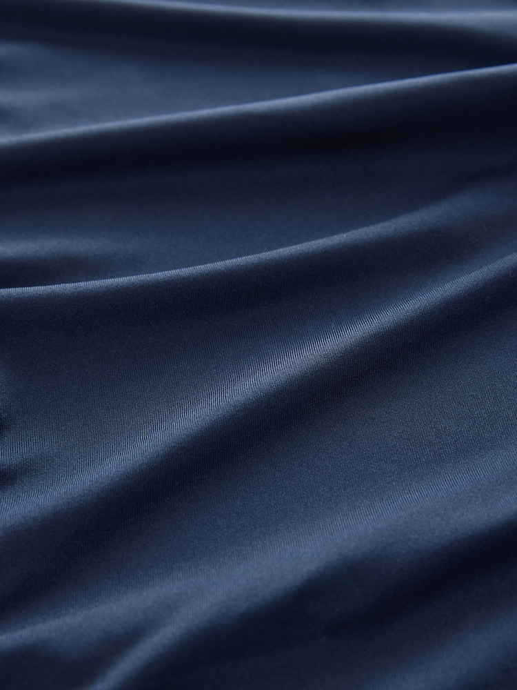 Navy Front Split V-Neck Dress - Image 2 of 3