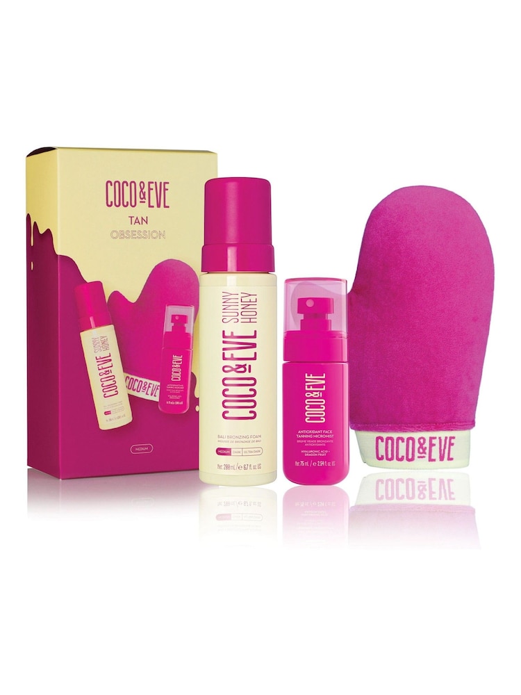 Coco & Eve Clear Sunny Honey Tan Obsession Self Tan Kit (Worth £64) - Image 1 of 5