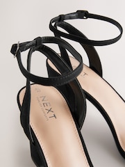 Black Standard/Wide Fit Forever Comfort® Block Heel Sandals - Image 7 of 7