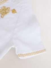 Blanc - Barboteuse pour bébé occasion (0 mois-2 ans) - Image 6 de 8