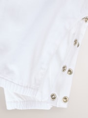 Blanc - Barboteuse pour bébé occasion (0 mois-2 ans) - Image 8 de 8