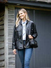Lakeland Leather Black Orton Field Jacket - Image 1 of 7